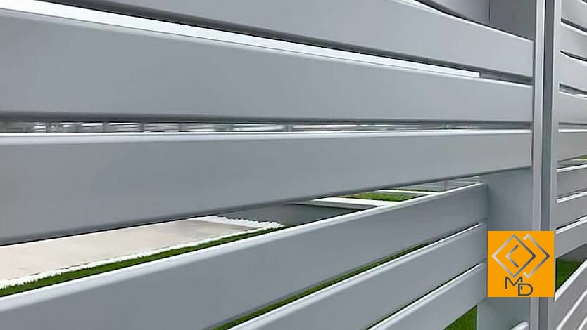 Dettaglio Recinzioni in alluminio